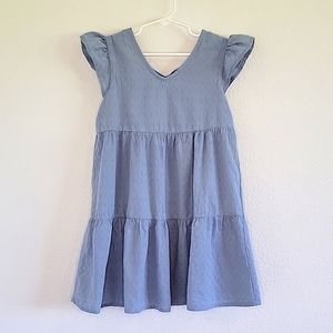 Carter's Cotton Blue Dress - Size 6/6X